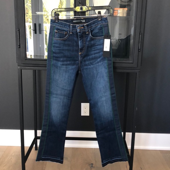 Veronica Beard side stripe jean. - Picture 1 of 3